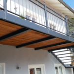 Anbaubalkon Stahltr./Geländer