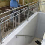 Anbaubalkon Stahltr./Geländer